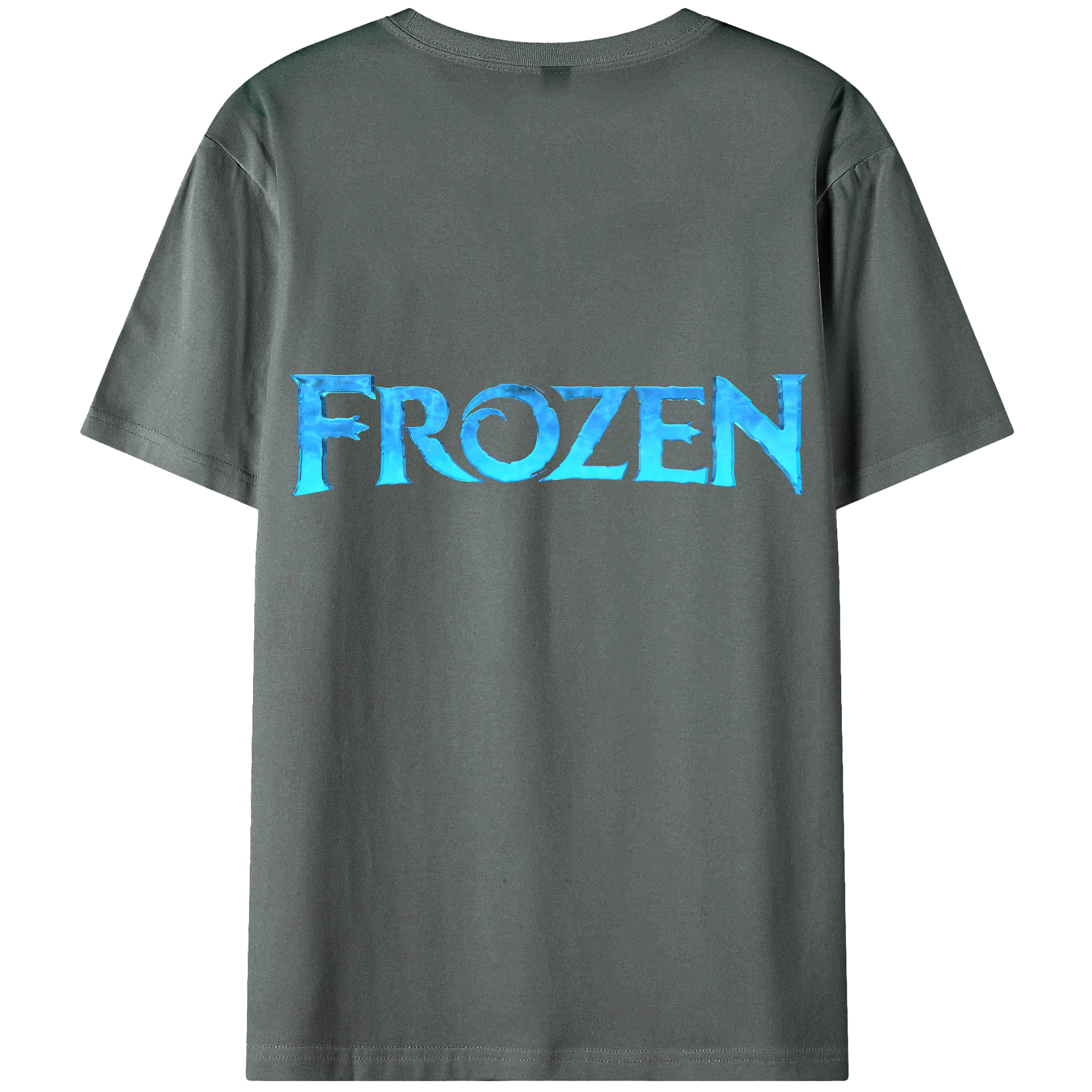 （画像用） アナと雪の女王 アンナ エルサ Frozen Anna Elsa 綿100％ メンズ半袖Tシャツ（バックプリント） 通気性